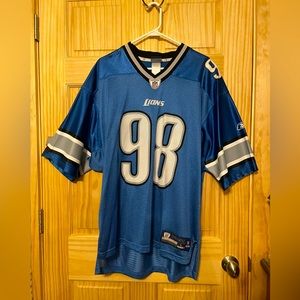 Lions Jersey - Fairley - Size Large Reebok - Worn Once!